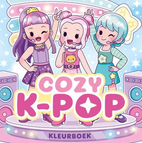 Cozy K-pop kleurboek