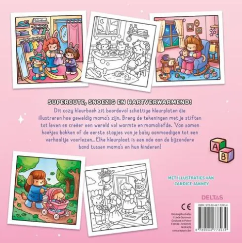 Cozy Moms - Comfy kleurboek Jade Summer