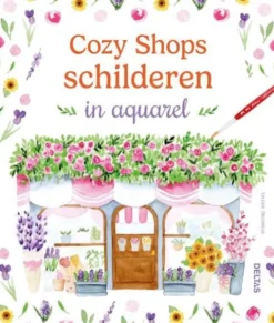 Cozy Shops schilderen in aquarel