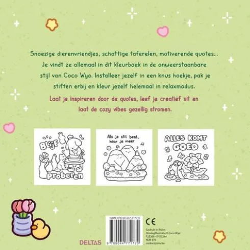 Cozy Vibes Cute & Comfy kleurboek Coco Wyo