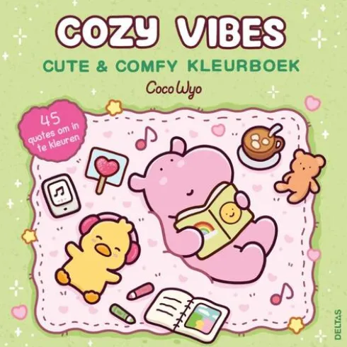 Cozy Vibes Cute & Comfy kleurboek Coco Wyo