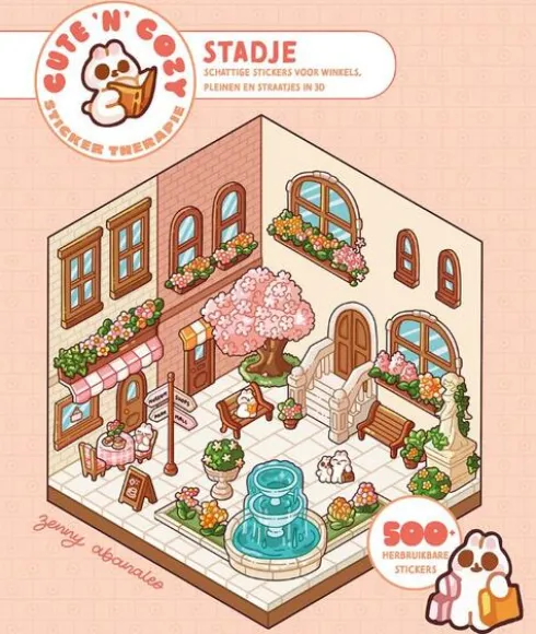 Cute 'n' Cozy Sticker Therapie: Stadje