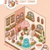 Cute 'n' Cozy Sticker Therapy: Cozy Town