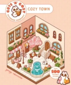 Cute 'n' Cozy Sticker Therapy: Cozy Town