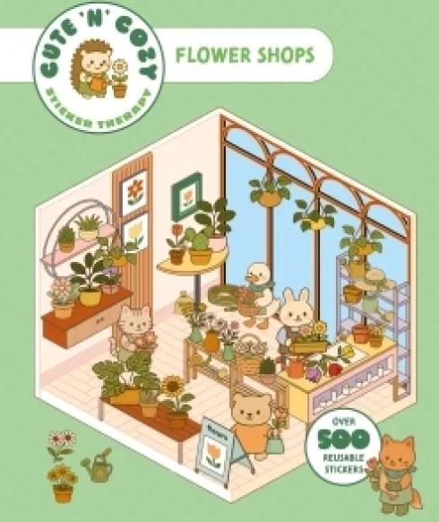 Cute 'n' Cozy Sticker Therapy: Flower Shops