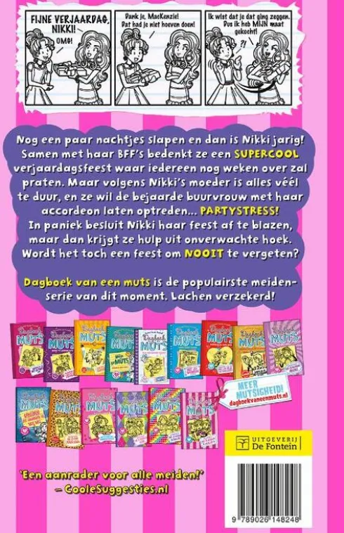 Dagboek van een muts 13 - Partystress!