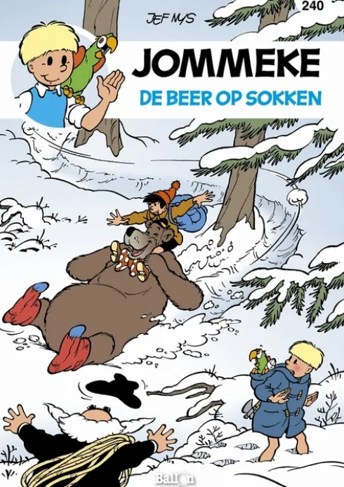 De beer op sokken