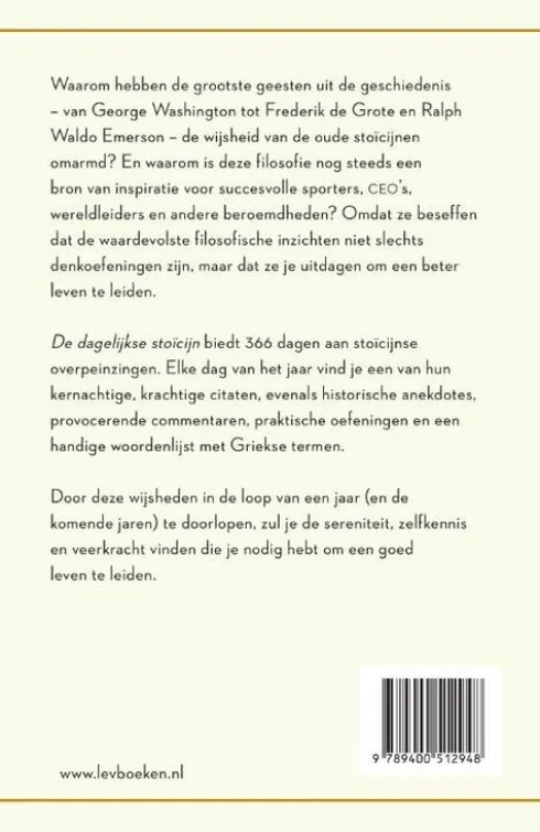 De dagelijkse stoïcijn