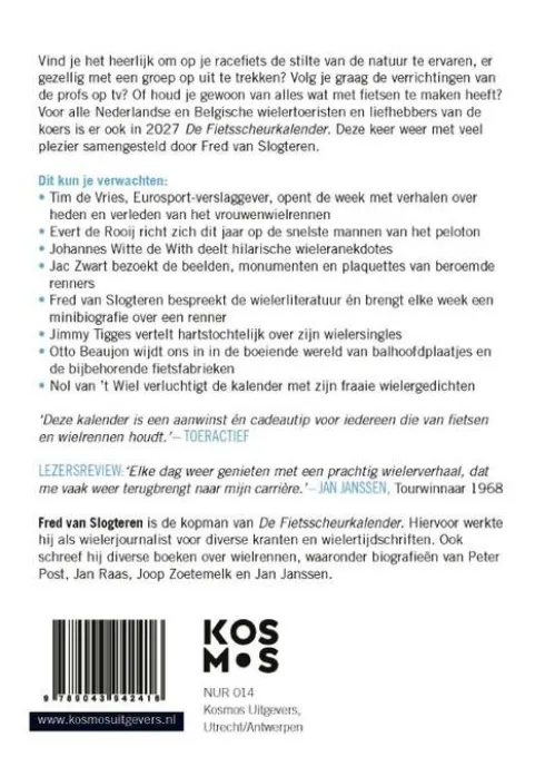 De Fietsscheurkalender 2027