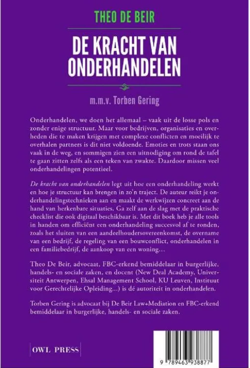 De kracht van onderhandelen