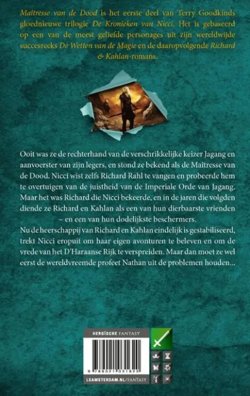 De Kronieken van Nicci 1 - Maîtresse van de Dood