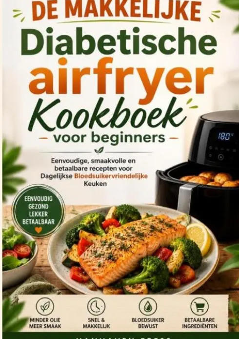 DE MAKKELIJKE Diabetische airfryer Kookboek voor beginners