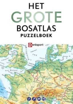 Denksport Het Grote Bosatlas Puzzelboek