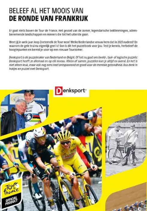 Denksport – Het Tour de France Puzzelboek