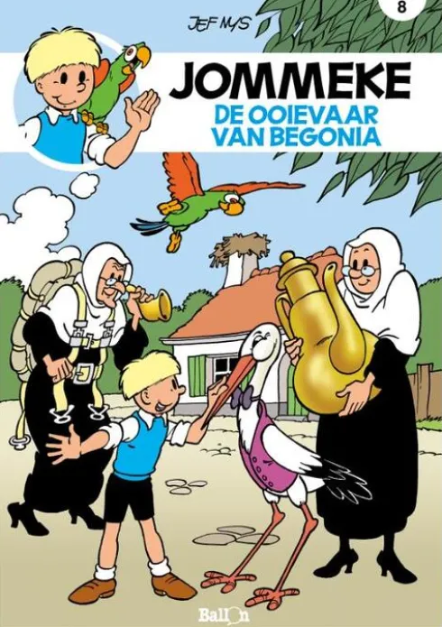 De ooievaar van Begonia