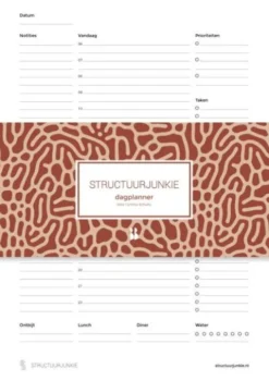 De Structuurjunkie Dagplanner