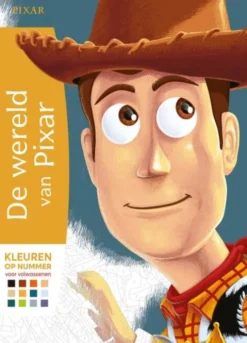 De wereld van Pixar kleuren op nummer voor volwassenen