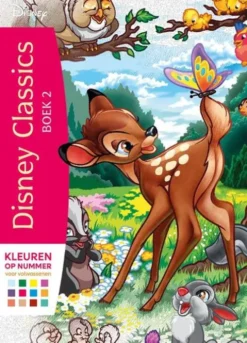 Disney Classics boek 2 Kleuren op nummer voor volwassenen