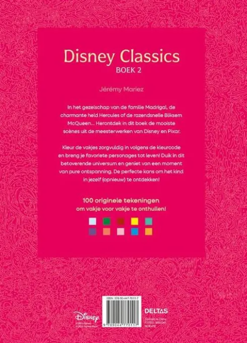 Disney Classics boek 2 Kleuren op nummer voor volwassenen