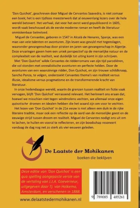 Don Quichot, de vernuftige edelman van La Mancha