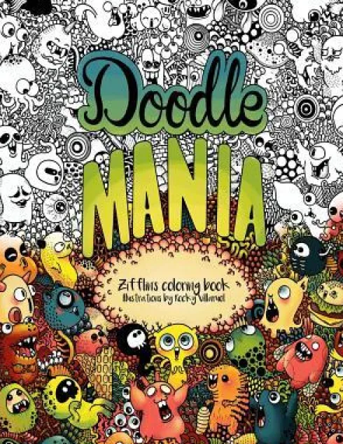 Doodle Mania: Zifflin's Coloring Book