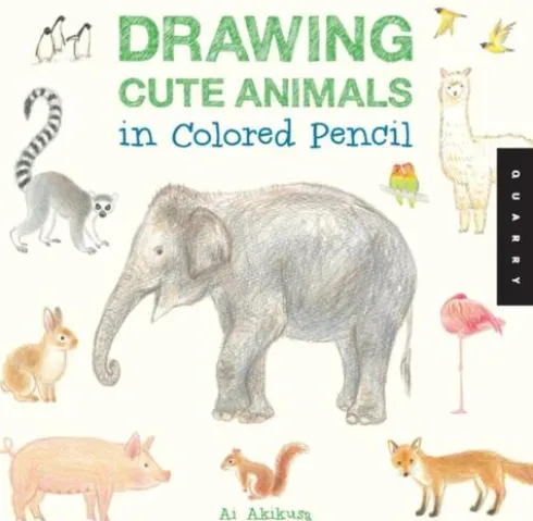 Drawing Cute Animals in Colored Pencil