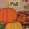 Easy Adult Color By Numbers Coloring Book of Fall