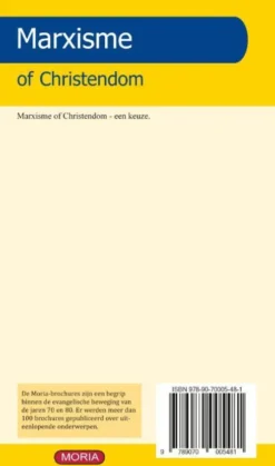 Een keuze marxisme of christendom