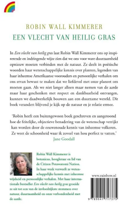 Een vlecht van heilig gras