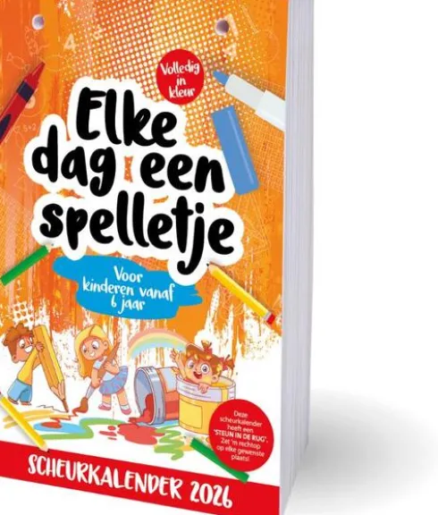 Elke dag een spelletje voor kinderen scheurkalender