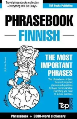 English-Finnish phrasebook and 3000-word topical vocabulary