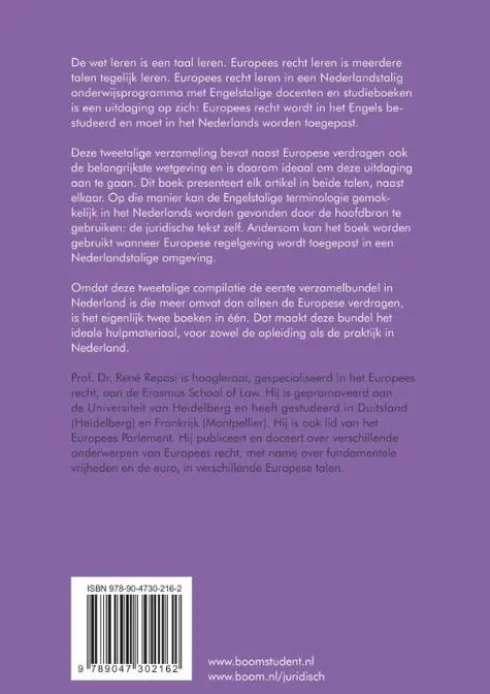 EU Law - Treaties and Legislation / Europees Recht - Verdragen en Wetgeving
