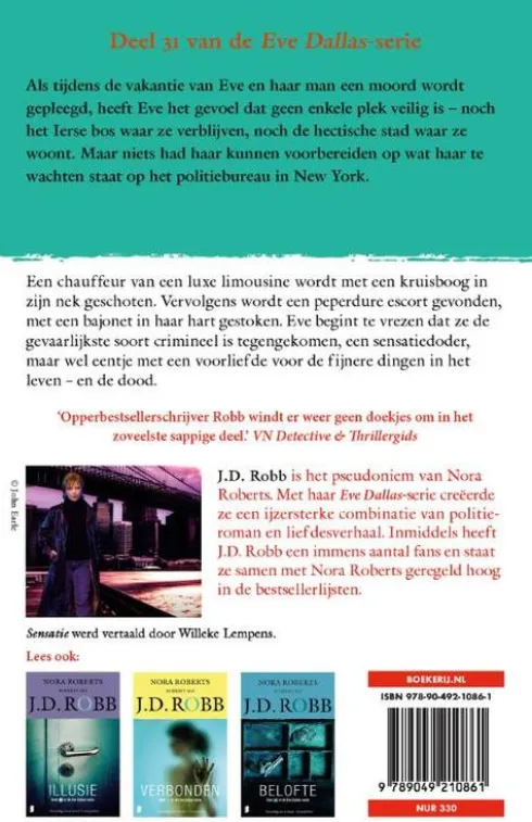 Eve Dallas 31 - Sensatie