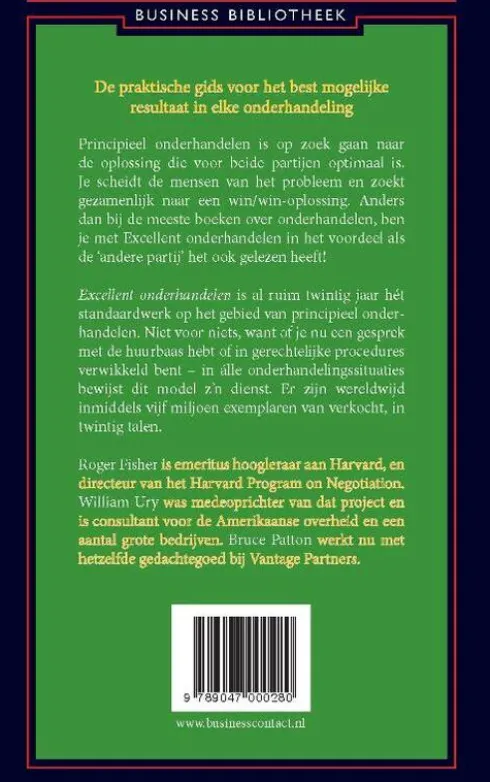 Excellent onderhandelen