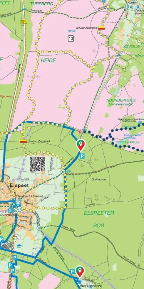 Falk Regiokaart Veluwe Noord