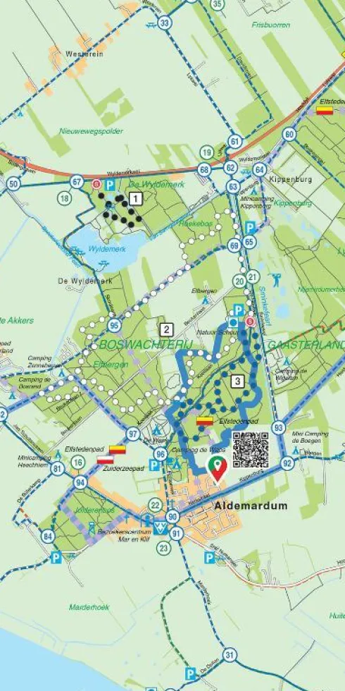 Falk Regiokaart Zuid-West Friesland incl. Gaasterland
