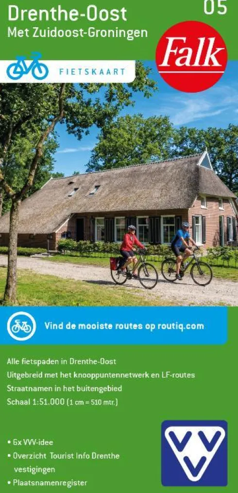 Falk VVV Fietskaart 05 Drenthe-Oost