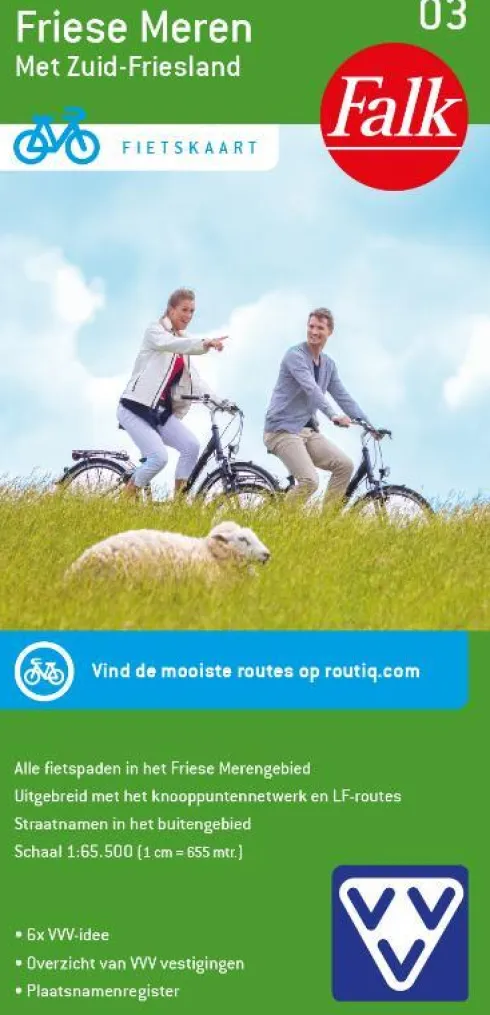 Falk VVV Fietskaart 03 Friese Meren