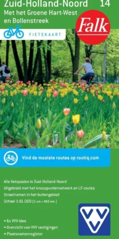 Falk VVV Fietskaart 14 Zuid-Holland NOORD