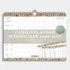 Familieplanner 2026-2027 A4+ Vintage Bloemen