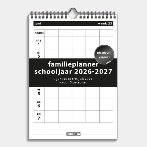 Familieplanner 2026-2027 Basic Staand A4
