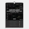 Familieplanner Markers 2026-2027 A4+ Zwart