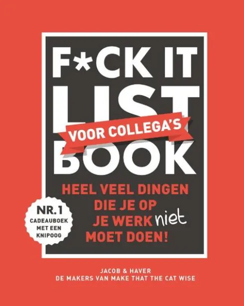 F*ck it list book voor collega’s