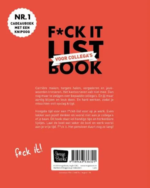 F*ck it list book voor collega’s