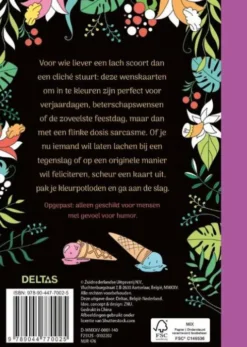 F*ck it - Wenskaarten om in te kleuren