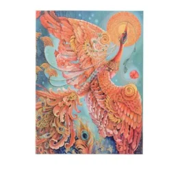 Firebird (Birds of Happiness) Ultra Unlined Hardback Journal (Elastic Band Closure)