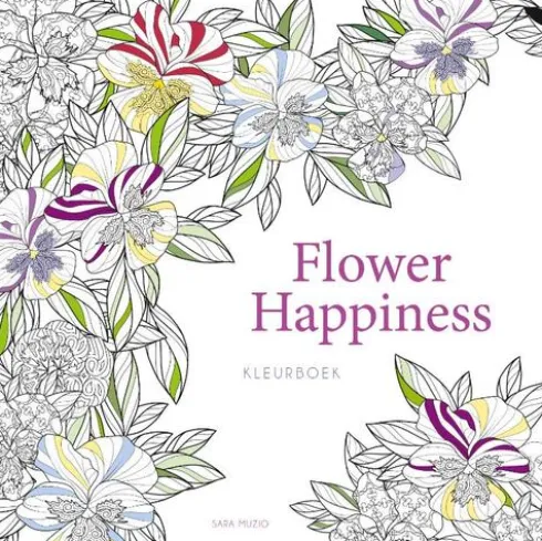 Flower Happiness - Kleurboek