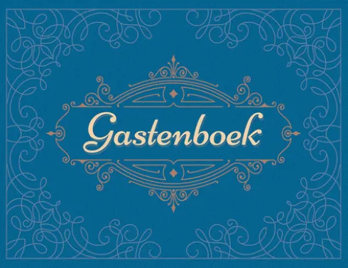 Gastenboek (blauw)