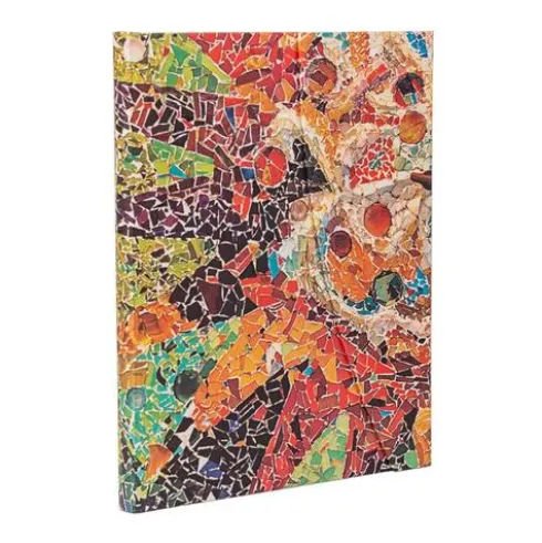 Gaudi’s Sun (Gaudi’s Mosaics) Ultra Lined Hardback Journal (Wrap Closure)