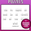 Geheimschrift Puzzelboek NR. 3 - 100 Puzzels - Incl. Uitleg, Tips en Oplossingen